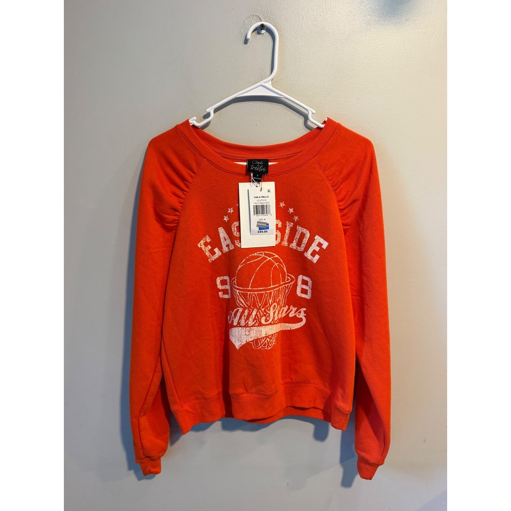 Oak & Trellis Tango Red Eastside All Stars Basketball Sweatshirt M 22LZPGCK